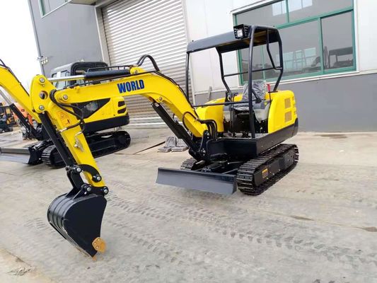 Ringan 2200kg Petik Crawler Backhoe Dengan 15,3KN Maksimum Ember Digging Force Similart CAT 301 302 303