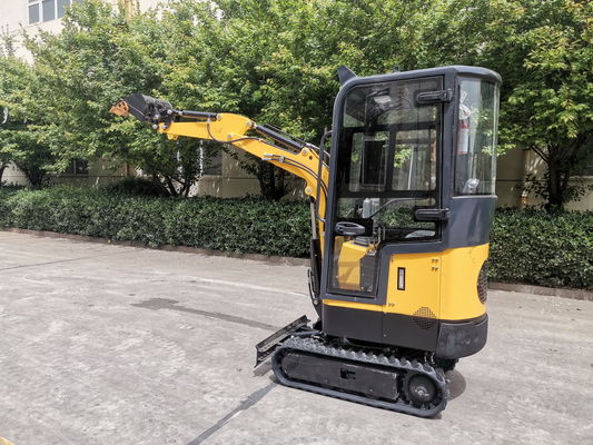 mini Excavator 0,02 sampai 0,5 M3 berat operasi 1000kg karet atau baja jalur
