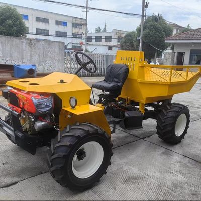 Traktor pertanian merek WEA08H untuk perkebunan kelapa sawit Peru dengan kemudi roda depan
