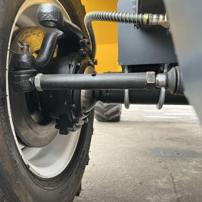 Traktor pertanian merek WEA08H untuk perkebunan kelapa sawit Peru dengan kemudi roda depan