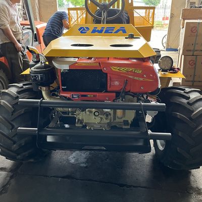 Traktor pertanian merek WEA08H untuk perkebunan kelapa sawit Peru dengan kemudi roda depan