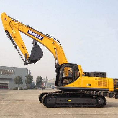 Rangka Pengaman Ekskavator Ban Karet Ekskavator Hidrolik Mini Kuning