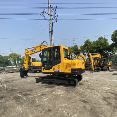 Yellow Mini Crawler Excavator Hidrolik Compact Excavator Dengan Mesin Yanmar
