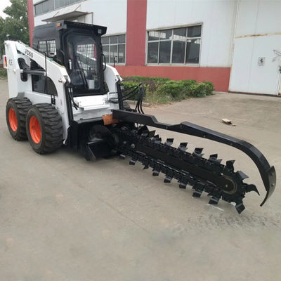 CE Small Skid Steer Loader 4WD Kapasitas Tinggi Untuk Konstruksi