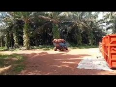 Poros depan 4WD Traktor Minyak Sawit Berbasis roda 2150mm dan Poros Belakang 4WD