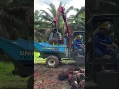 Pemanenan Ladang Traktor Kelapa Sawit Traktor Pertanian Kecil Kompak