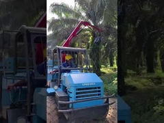Mesin Traktor Minyak Sawit Mini Untuk Perkebunan Minyak Sawit 4 * 4 Wheel Drive 1325mm Lebar Tread