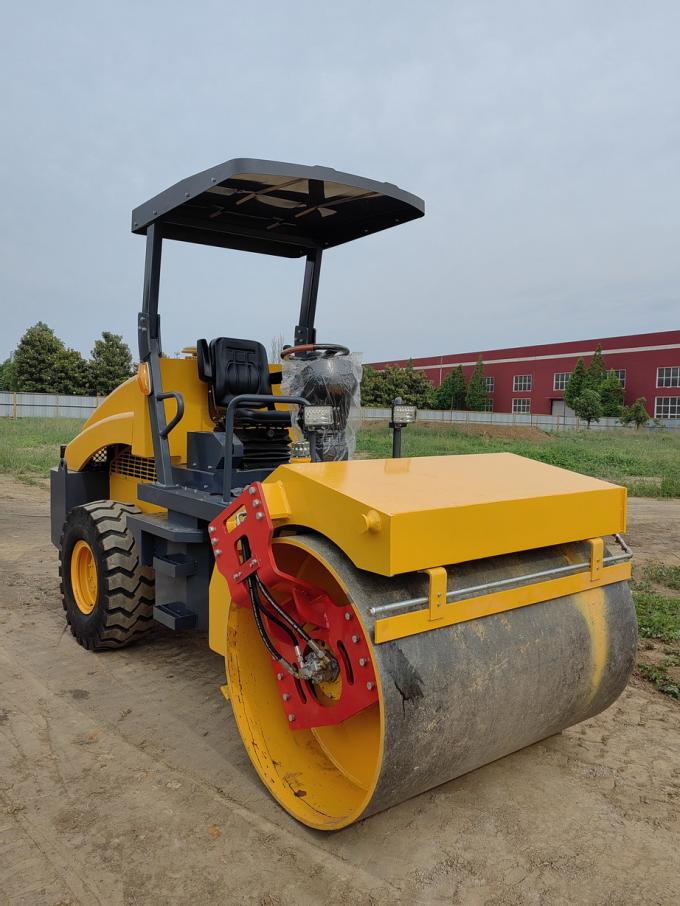 Roda baja tunggal roller getar 4 ton 4,5 ton 5 ton mesin konstruksi ...